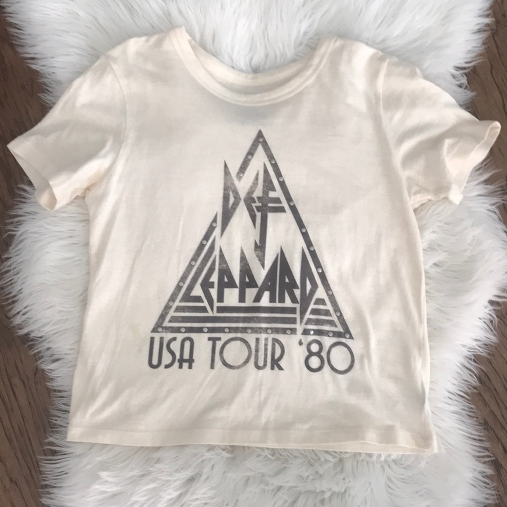 Def Leppard vintage style band tee